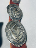 512 Gram Heavy Vintage Native American Navajo Sterling Silver Concho Belt Old-Nativo Arts