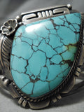 One Of The Best Vintage Native American Navajo Ray Bennett Turquoise Sterling Silver Bracelet-Nativo Arts