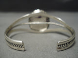 Rare Dry Creek Turquoise Vintage Native American Navajo Sterling Silver Bracelet-Nativo Arts
