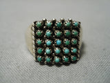 Marvelous Vintage Zuni Native American Sterling Silver Ring-Nativo Arts