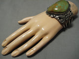 One Of The Best Native American Navajo Royston Turquoise Sterling Silver Bracelet-Nativo Arts