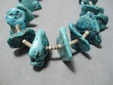 Unforgettable Vintage Navajo Turquoise Necklace Native American Old-Nativo Arts
