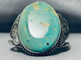 One Of The Best Vintage Native American Navajo Royston Turquoise Sterling Silver Bracelet-Nativo Arts