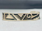 Traditional Vintage Native American Navajo Sterling Silver Bracelet-Nativo Arts
