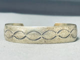 Wonderful Vintage Native American Navajo Sterling Silver Bracelet-Nativo Arts