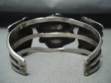 Marvelous Vintage Native American Navajo Bisbee Turquoise Sterling Silver Bracelet-Nativo Arts