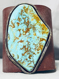 One Of The Biggest Ever Vintage Native American Navajo Royston Turquoise Sterling Silver Ketoh-Nativo Arts