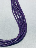 Native American Rare Southwestern Purple Sugilite Sterling Silver Necklace-Nativo Arts