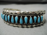 Rare Vintage Hopi Native American Sterling Silver Native American Bracelet-Nativo Arts