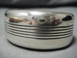 Important Vintage Navajo Dan Jackson Sterling Silver Native American Bracelet-Nativo Arts