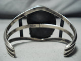 Museum Vintage Native American Navajo #8 Turquoise Sterling Silver Bracelet-Nativo Arts