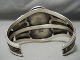 Quality Zuni Native American Rare Technique Turquoise Sterling Silver Bracelet-Nativo Arts
