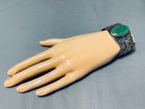 Native American Important Damale Turquoise Animal Sterling Silver Vintage Bracelet-Nativo Arts