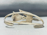 Outstanding Vintage Native American Navajo Turquoise Sterling Silver Bracelet-Nativo Arts