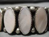 Rare Vintage San Felipe Native American Sterling Silver Torpedo Bracelet Cuff-Nativo Arts