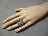 Stunning Vintage Navajo Royston Sterling Silver Ring Native American-Nativo Arts