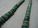 Outstanding Vintage Native American Navajo Royston Turquoise Sterling Silver Necklace-Nativo Arts