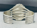 One Of The Best Native American Navajo Ice Blue Turquoise Sterling Silver Bracelet-Nativo Arts