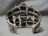 One Biggest Best Vintage Native American Navajo Royston Turquoise Sterling Silver Bracelet Old-Nativo Arts