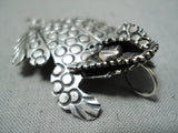 Whimsical Benny Benally Native American Navajo Sterling Silver Toad Pin/ Pendant-Nativo Arts