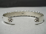 Stunning Vintage Native American Navajo Amethys Citrine Sterling Silver Bracelet Cuff-Nativo Arts