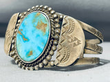 Important Vintage Native American Navajo Royston Turquoise Sterling Silver Bracelet-Nativo Arts