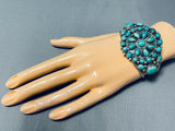 Incredible Native American Navajo Royston Turquoise Sterling Silver Bracelet-Nativo Arts