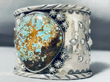 Jake Francosa San Felipe 8 Turquoise Sterling Silver Bracelet-Nativo Arts