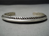 Detailed Vintage Laguna Sterling Silver Bracelet Native American-Nativo Arts