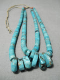 One Of The Best Vintage Native American Navajo Turquoise Jacla Pendant Old-Nativo Arts