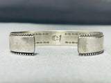 Advanced Silver Work Vintage Native American Navajo Sterling Silver Bracelet-Nativo Arts