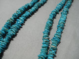 Native American Important Opulent Vintage Santo Domingo Turquoise Sterling Silver Necklace Old-Nativo Arts