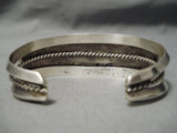 Incredible Vintage Native American Navajo Sleepingbeauty Turquoise Sterling Silver Bracelet Old-Nativo Arts