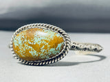 Tremendous Native American Navajo Royston Turquoise Sterling Silver Bracelet Signed-Nativo Arts