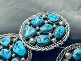 Important Tom Moore Vintage Native American Navajo Turquoise Sterling Silver Concho Belt-Nativo Arts