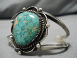 Tremendous Vintage Native American Navajo Huge Royston Turquoise Sterling Silver Bracelet-Nativo Arts