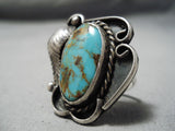 Wonderful Vintage Native American Navajo Royston Turquoise Sterling Silver Ring-Nativo Arts