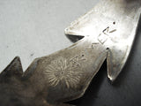 Native American Very Important Vintage Yaqui Danny Romero Opal Sterling Silver Inlay Bracelet-Nativo Arts