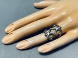Dynamic Vintage Native American Navajo Sterling Silver Ring-Nativo Arts
