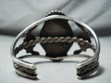 Museum Authentic Vintage Native American Navajo Royston Turquoise Sterling Silver Bracelet-Nativo Arts