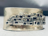 Doug Etsitty Handmade Pueblo Vintage Native American Navajo Sterling Silver Bracelet-Nativo Arts