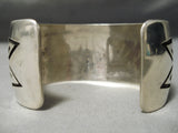 Fascinating Navajo Sterling Silver Bracelet Native American-Nativo Arts