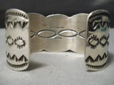 Exquisite Vintage Native American Navajo Spiderweb Turquoise Sterling Silver Shell Bracelet-Nativo Arts