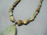 Native American Fabulous Vintage Santo Domingo Royston Turquoise Necklace-Nativo Arts