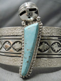 Incredible Zuni Native American Sterling Silver 3d Kachina Bracelet Cuff-Nativo Arts