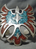 Superior Vintage Native American Navajo Turquoise Sterling Silver Bracelet Old-Nativo Arts