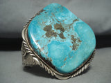 The Best Important Vintage Native American Navajo Ben Begaye Turquoise Sterling Silver Bracelet-Nativo Arts