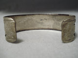 Quality Danny Smith Vintage Navajo Sterling Silver Native American Bracelet Old-Nativo Arts