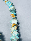 Native American Unforgettable Santo Domingo Turquoise Sterling Silver Necklace-Nativo Arts