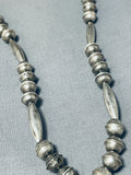 Exceptional Vintage Native American Navajo Royston Turquoise Sterling Silver Necklace-Nativo Arts